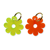 FLOR Fluorescent Key Rings | pascal*grossiord design.