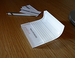 Support de cartes pour Carrafont Paris design pascal*grossiord.