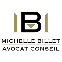 Logotype Michelle Billet Avocat conseil.